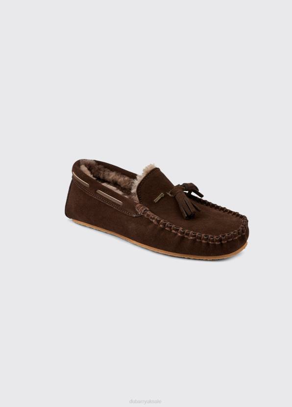 Dubarry Footwear Women Rosslare Moccasin Slipper Cigar 862D87