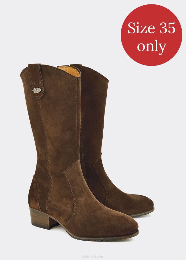 Dubarry Footwear Women Portobello Leather Soled Boot Cigar 862D595