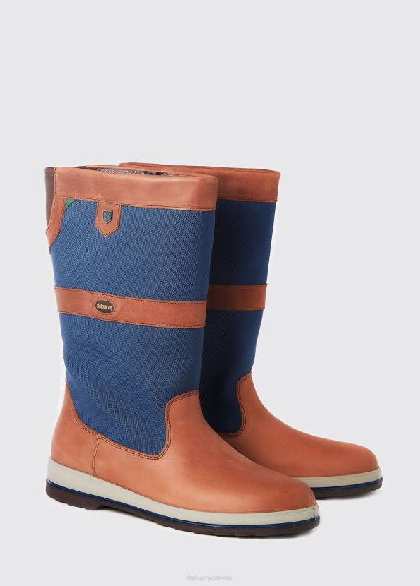 Dubarry Footwear Women Shamrock Sailing Boot Navy/Brown 862D46